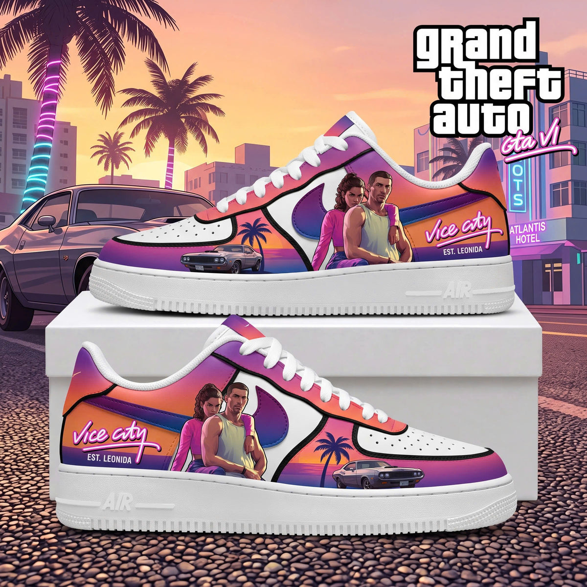 Limited Edition GTA 6 Sneakers | GTA 6 Low Sneaker Gift