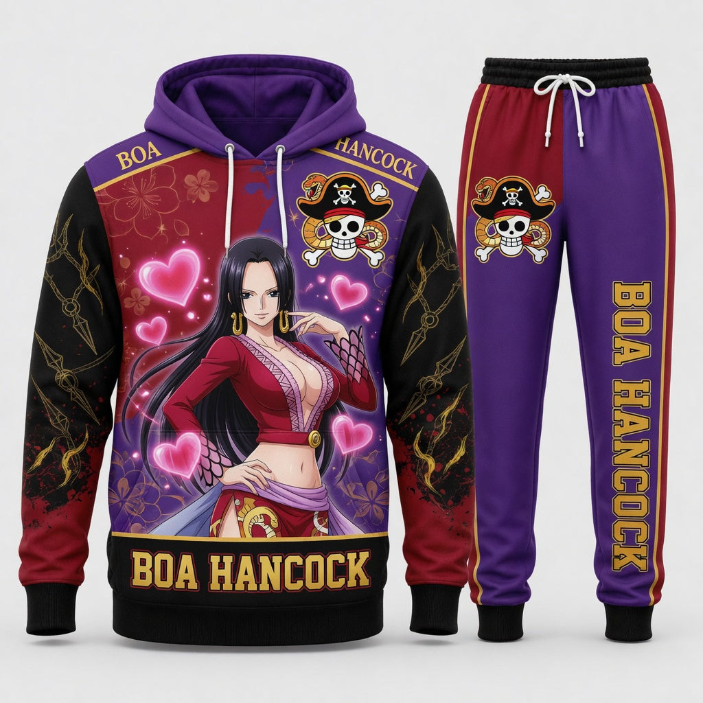 Monkey D. Luffy Hoodie & Sweatpants Tracksuit Set — One Piece Inspired - Custom Fan Apparel Image 9
