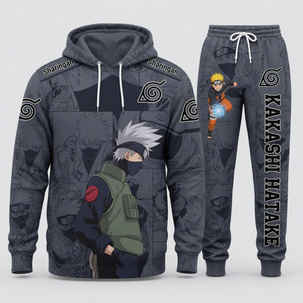 Naruto Sage Mode Hoodie & Sweatpants Tracksuit Set — Naruto Shippuden Inspired - Custom Fan Apparel Image 9