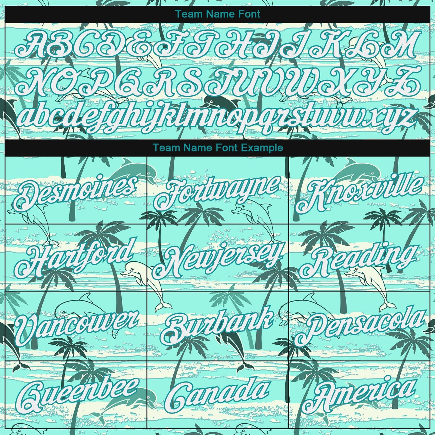 Custom Stitched Aqua White 3D Pattern Design Hawaii Palm Trees Sports Pullover Sweatshirt Hoodie