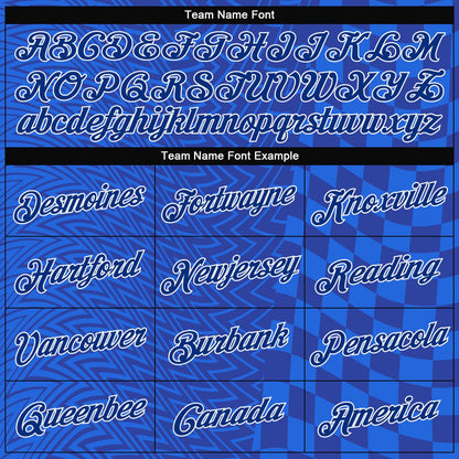 Custom Stitched Royal Royal-White 3D Pattern Design Sports Pullover Sweatshirt Hoodie
