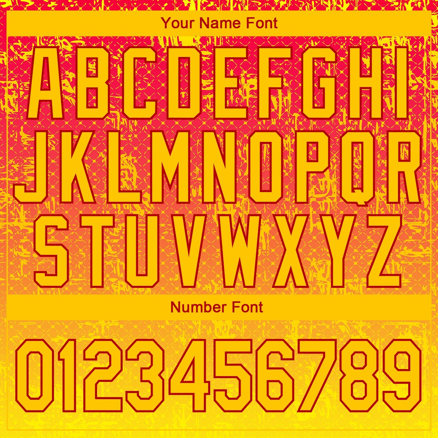Custom Stitched Red Gold 3D Pattern Design Gradient Abstract Grid Line Sports Pullover Sweatshirt Hoodie