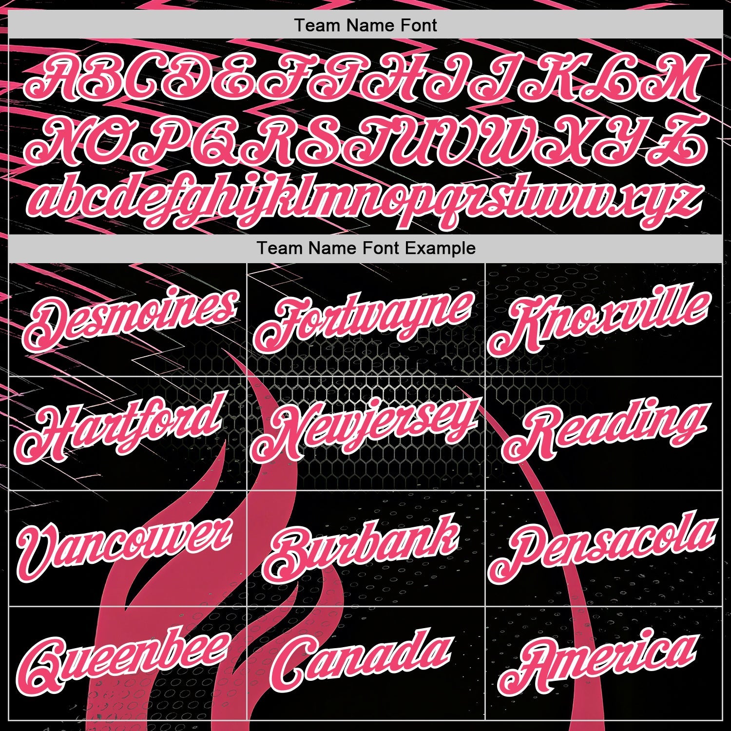 Custom Black Neon Pink-White 3D Abstract Flame Sports Pullover Sweatshirt Hoodie