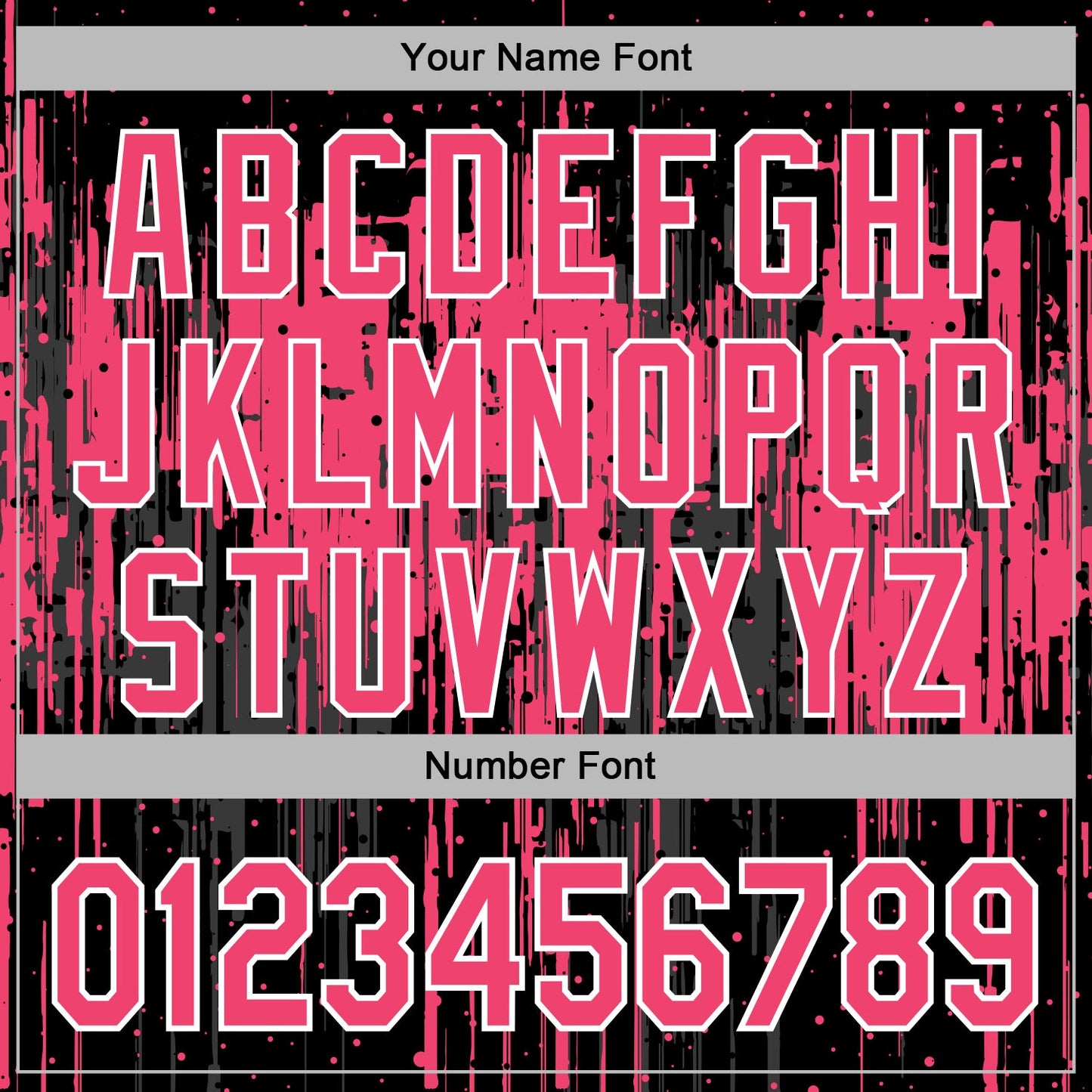 Custom Stitched Black Neon Pink-White Dripping Splatter Sports Pullover Sweatshirt Hoodie