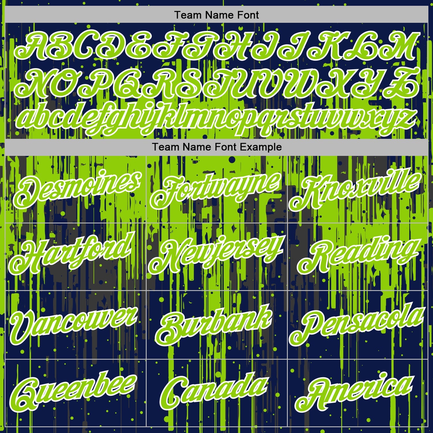 Custom Stitched Navy Neon Green-White Dripping Splatter Sports Pullover Sweatshirt Hoodie