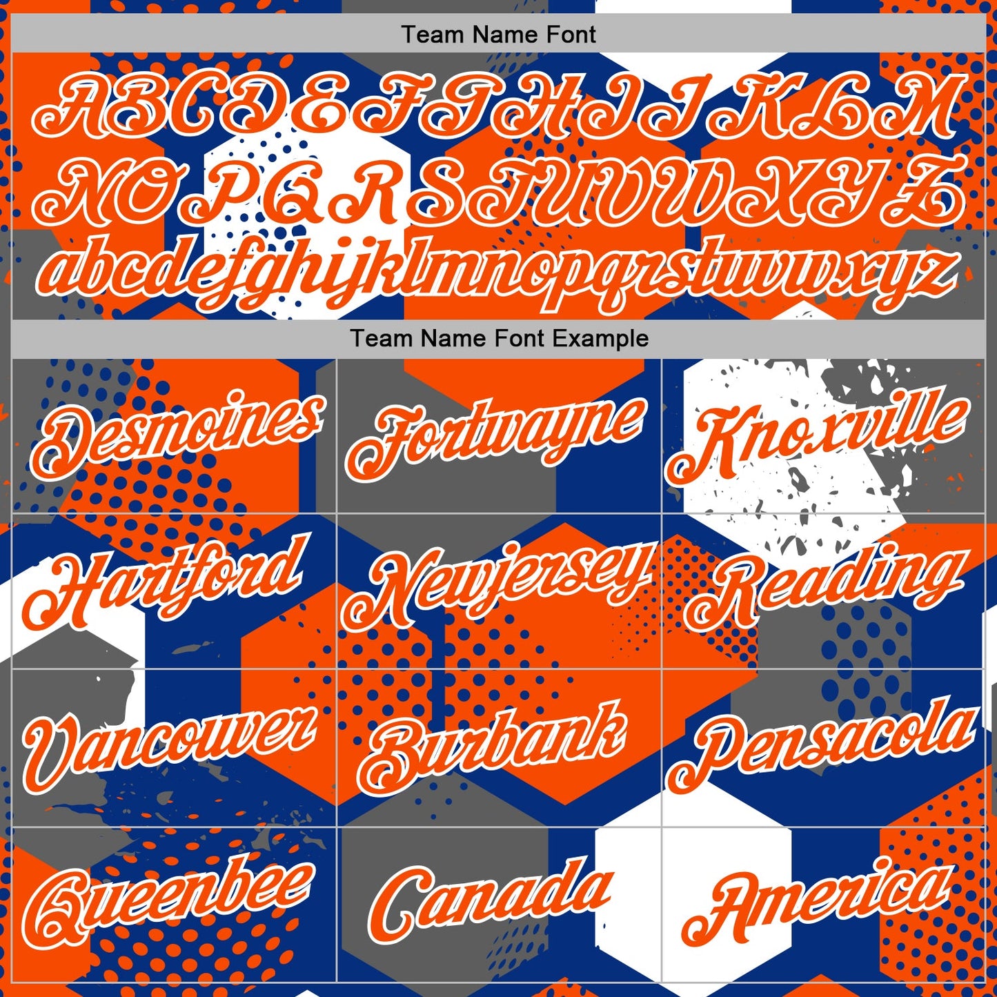 Custom Stitched Royal Orange-White Geometric Shape Pattern Sports Pullover Sweatshirt Hoodie