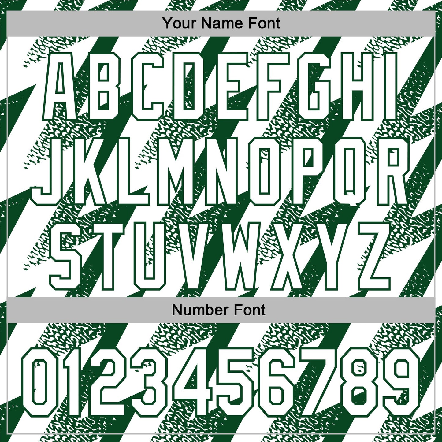 Custom Stitched White Green Zigzag Shape Sports Pullover Sweatshirt Hoodie