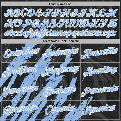 Custom Stitched Black Light Blue-White Splash Sports Pullover Sweatshirt Hoodie