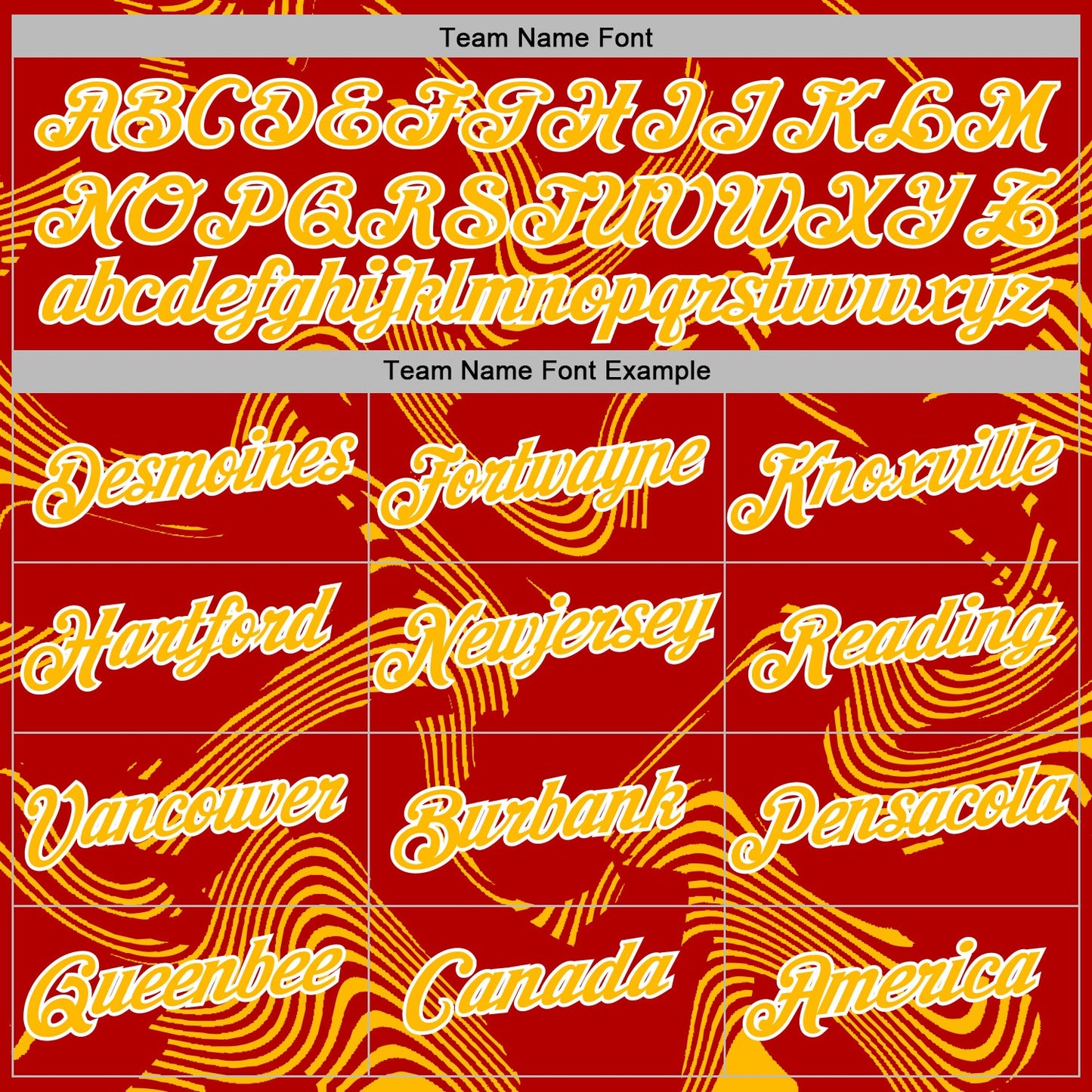 Custom Stitched Red Gold-White Curve Lines Sports Pullover Sweatshirt Hoodie