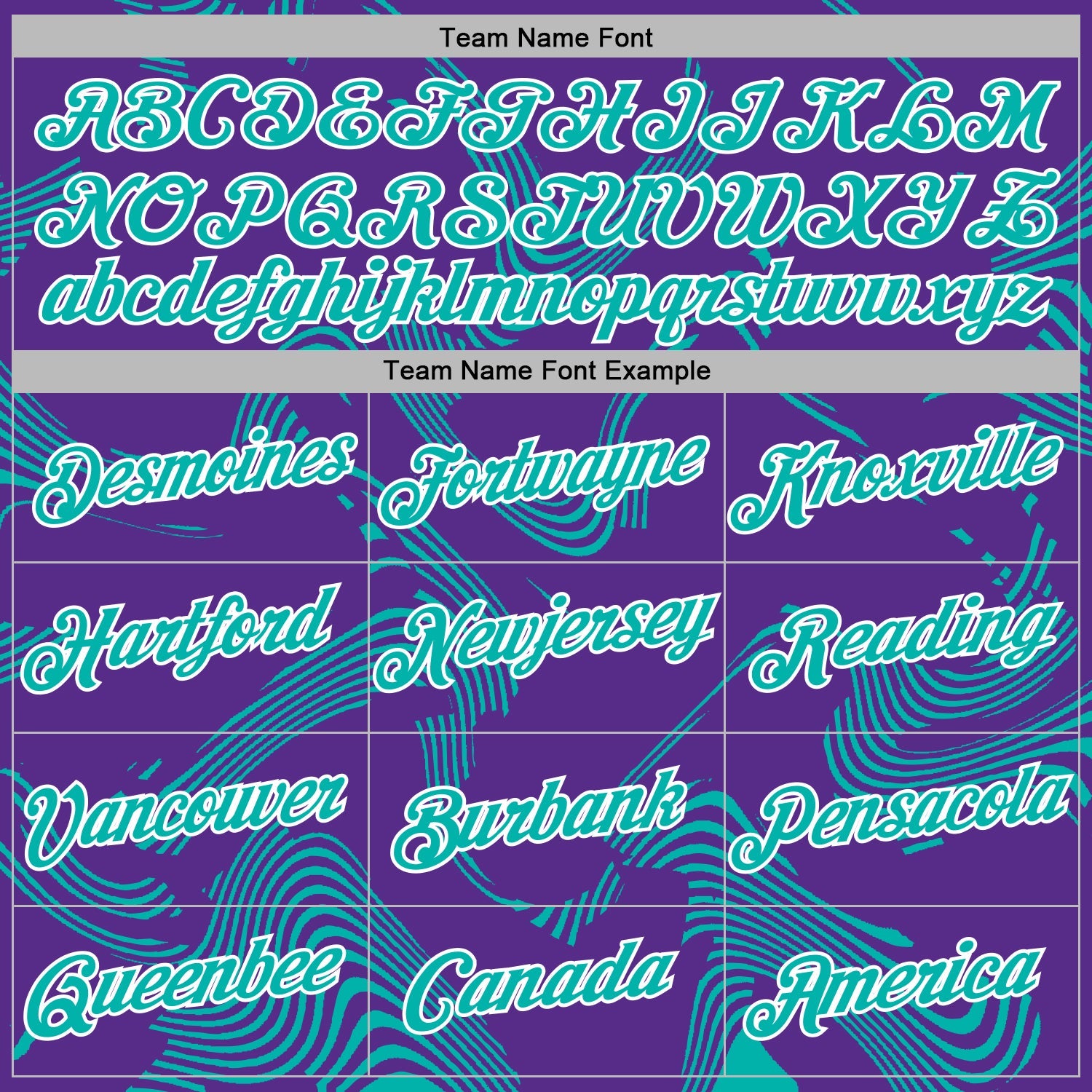 Custom Stitched Purple Aqua-White Curve Lines Sports Pullover Sweatshirt Hoodie