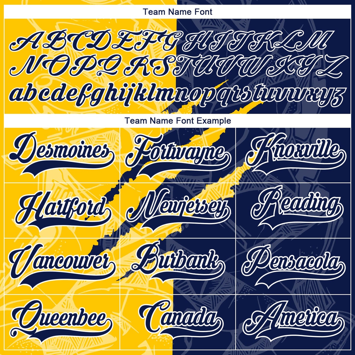 Custom Navy Yellow-White 3D Pattern Gradient Fashion Scratch Hockey Lace Neck Jersey