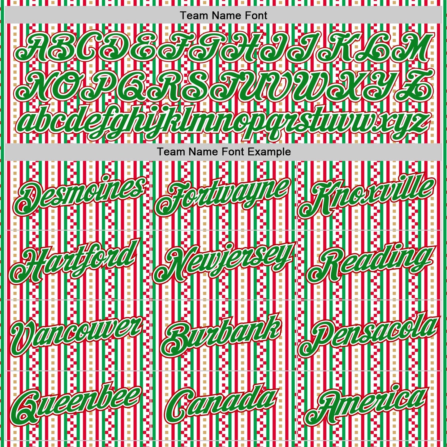 Custom Stitched White Grass Green-Red 3D Christmas Stripe Sports Pullover Sweatshirt Hoodie
