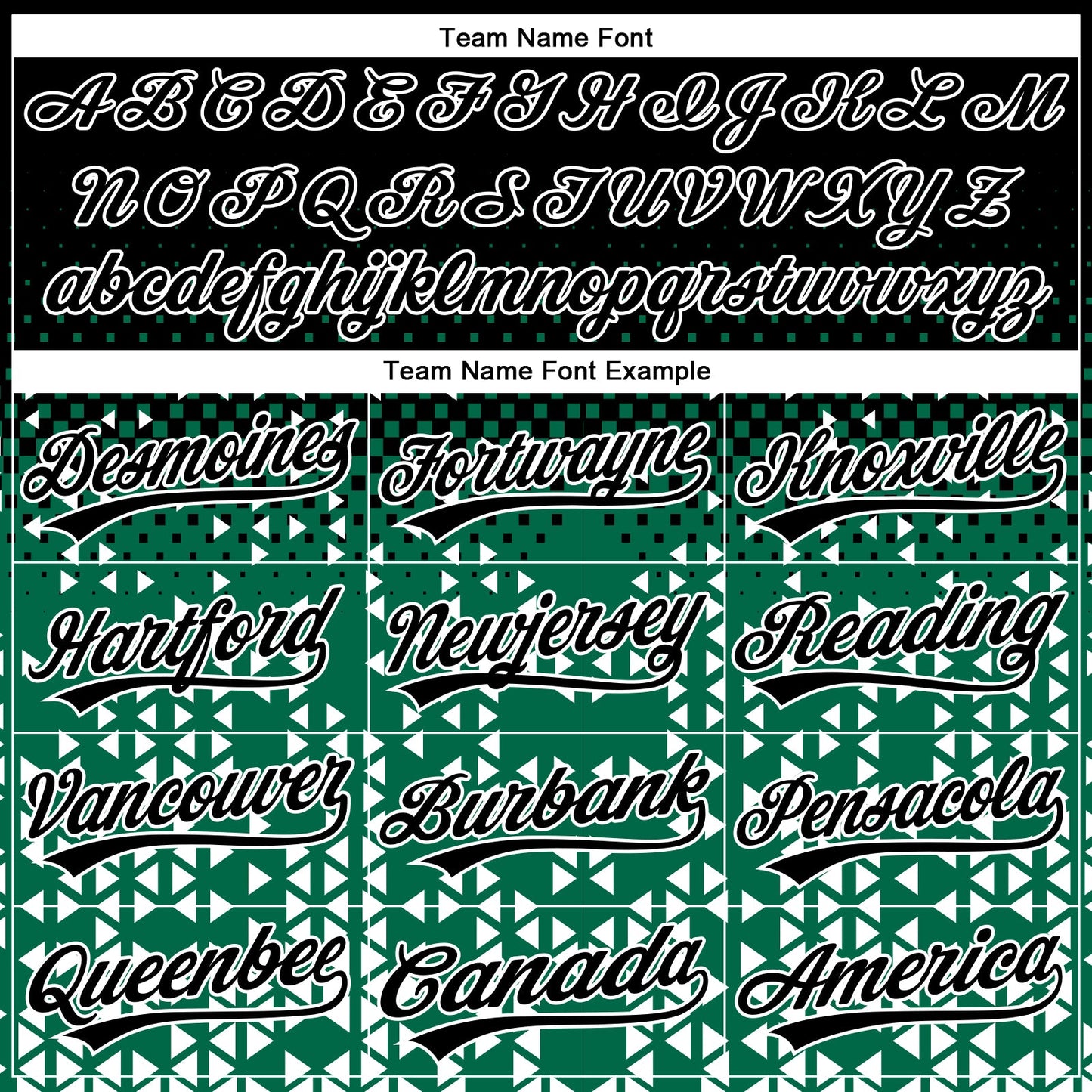 Custom Stitched Kelly Green Black-White 3D Pattern Design Geometrico Graph Sports Pullover Sweatshirt Hoodie