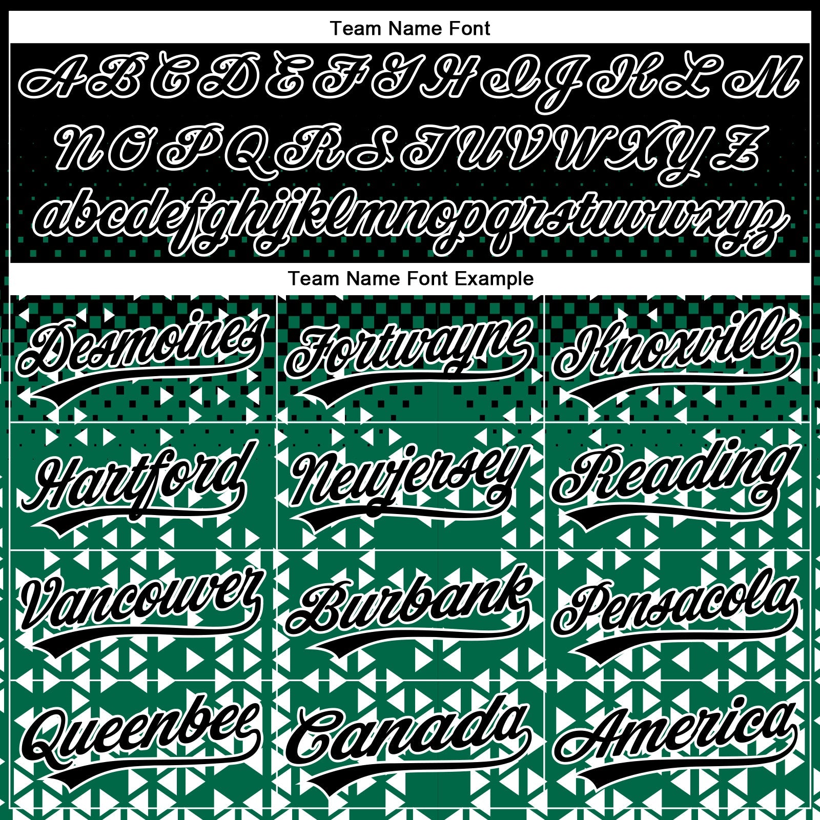 Custom Stitched Kelly Green Black-White 3D Pattern Design Geometrico Graph Sports Pullover Sweatshirt Hoodie