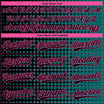 Custom Stitched Teal Black-Pink 3D Pattern Design Geometrico Graph Sports Pullover Sweatshirt Hoodie