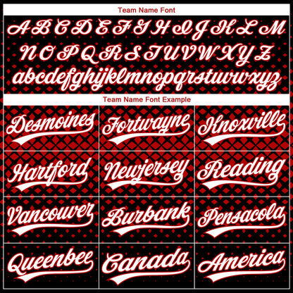 Custom Stitched Black White-Red 3D Pattern Design Geometrico Graph Sports Pullover Sweatshirt Hoodie