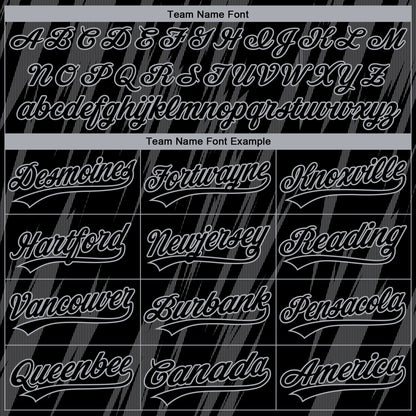 Custom Stitched Steel Gray Black-Gray 3D Pattern Design Leopardo Sports Pullover Sweatshirt Hoodie