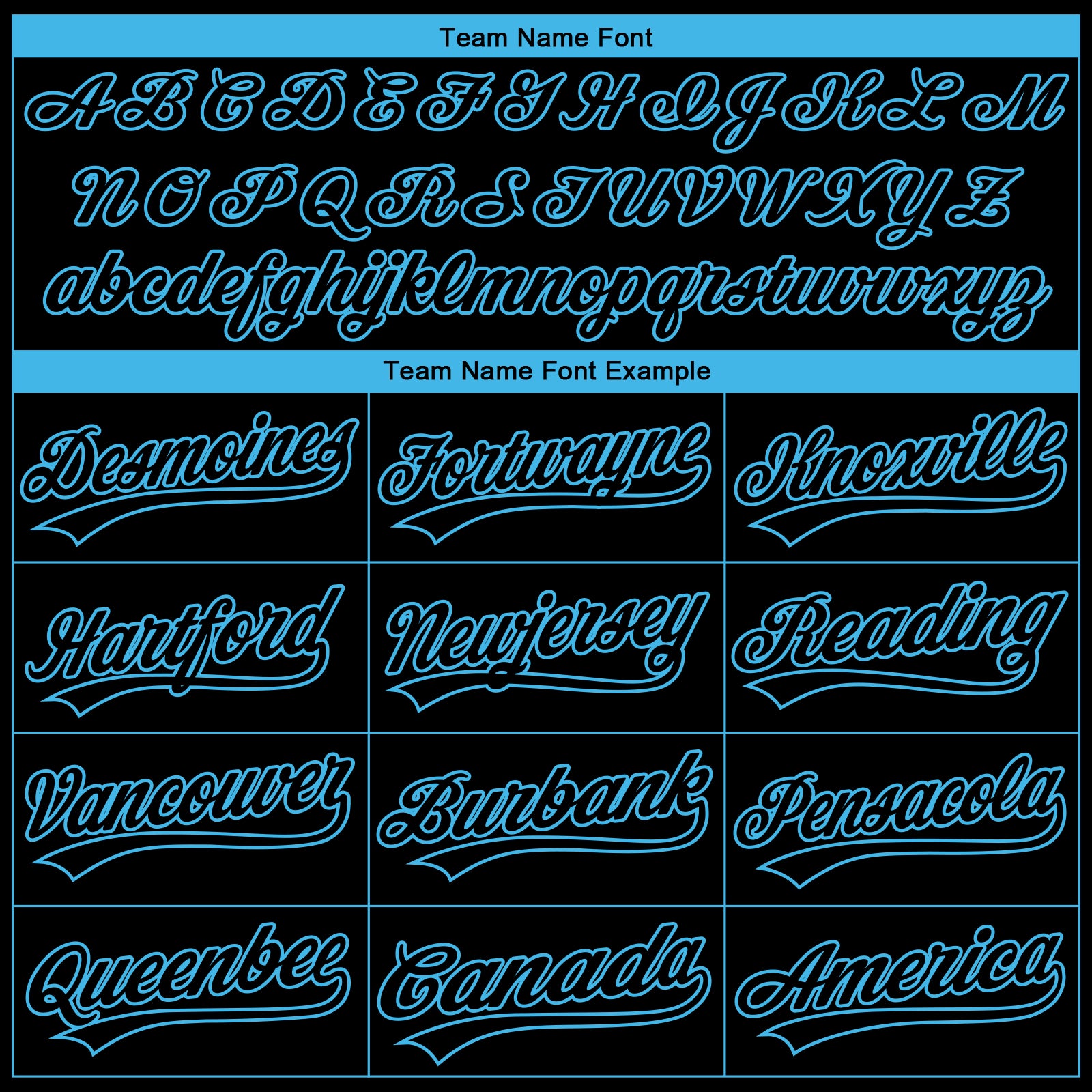 Custom Stitched Black Sky Blue E-sports Pattern Pullover Sweatshirt Hoodie
