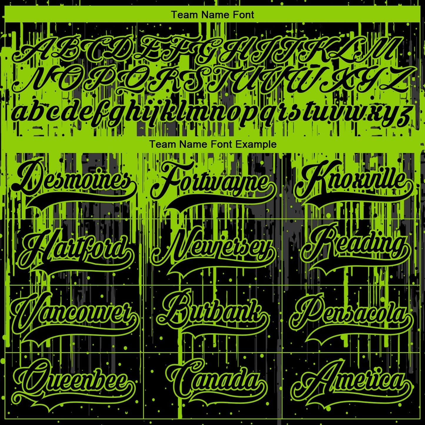 Custom Black Neon Green Steel Gray-White Dripping Splatter Pattern Hockey Lace Neck Jersey