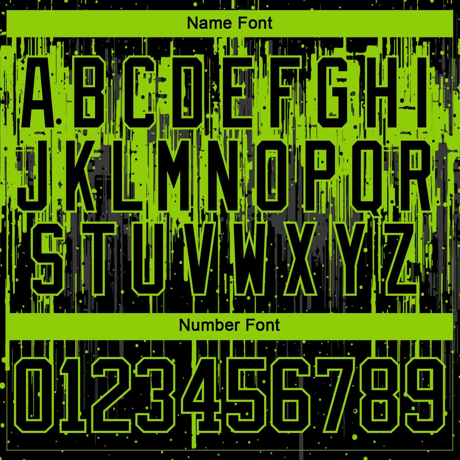 Custom Black Neon Green Steel Gray-White Dripping Splatter Pattern Hockey Lace Neck Jersey