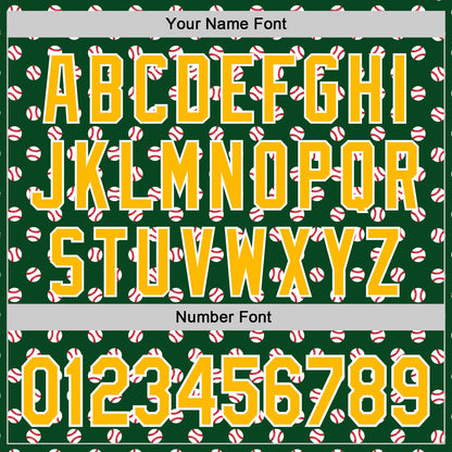 Custom Stitched Green Gold-White Baseball Game Day Green Bay Inspired Sports Pullover Sweatshirt Hoodie