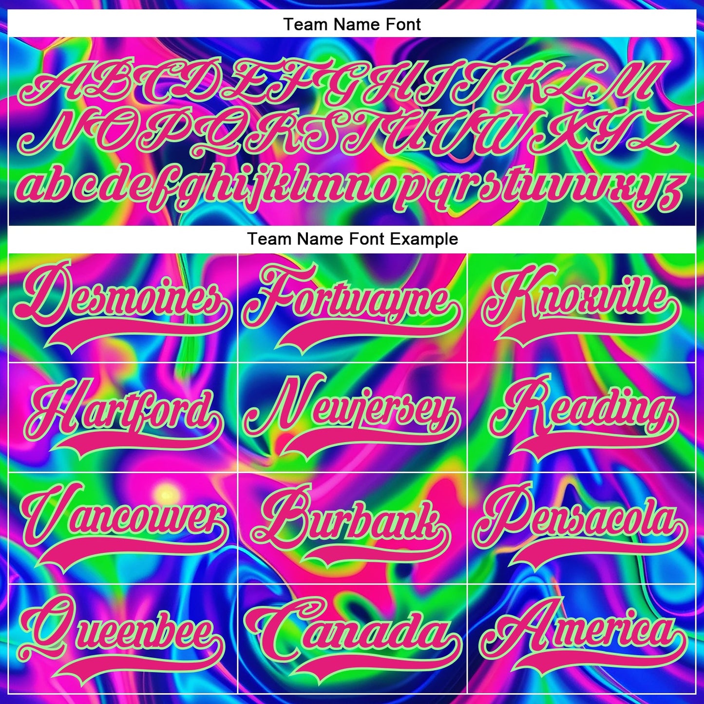 Custom Black Hot Pink-Pea Green Trippy Psychedelic Neon Trendy Holographic Vaporwave Style Hockey Lace Neck Jersey