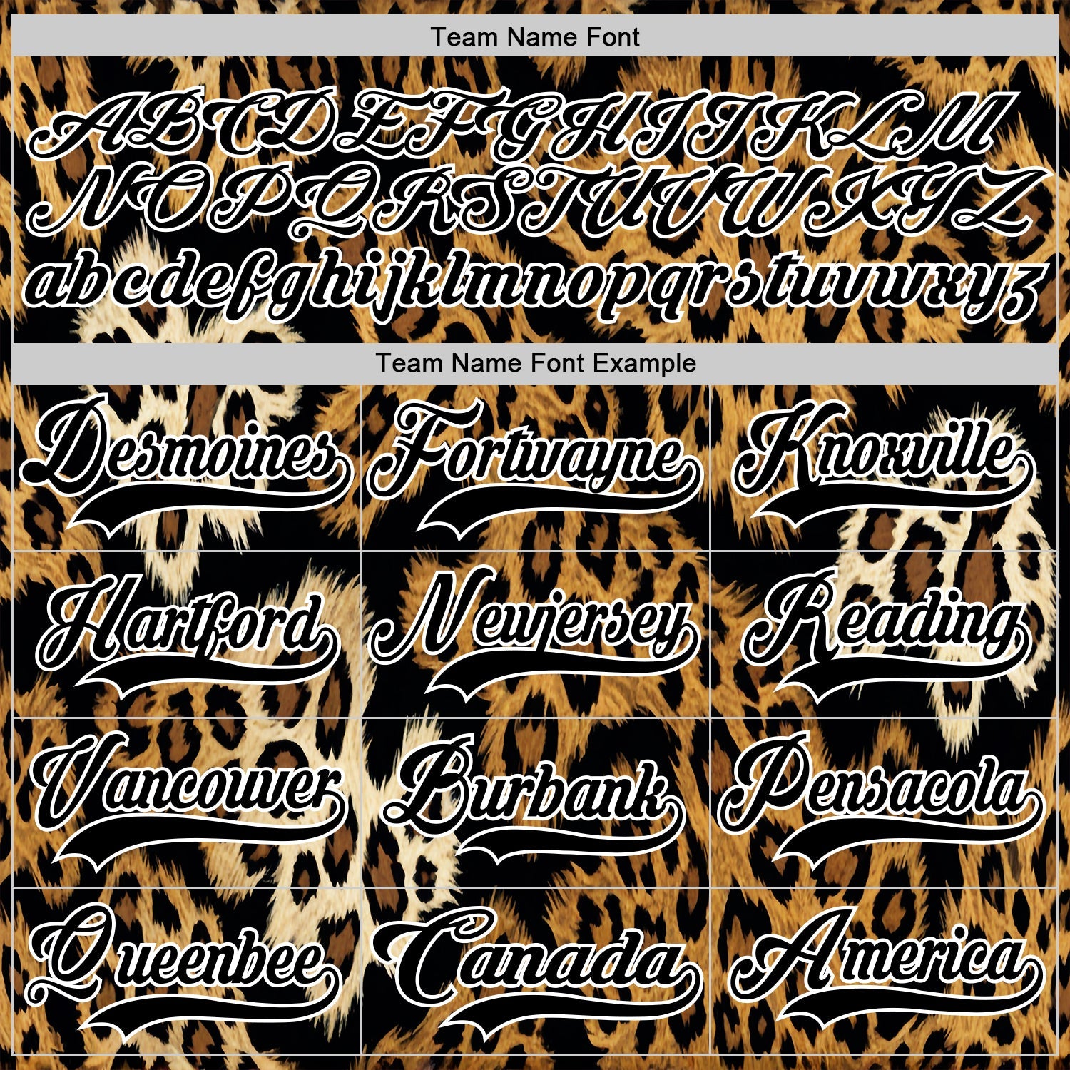 Custom Black Brown Cream-White Leopard Print Hockey Lace Neck Jersey