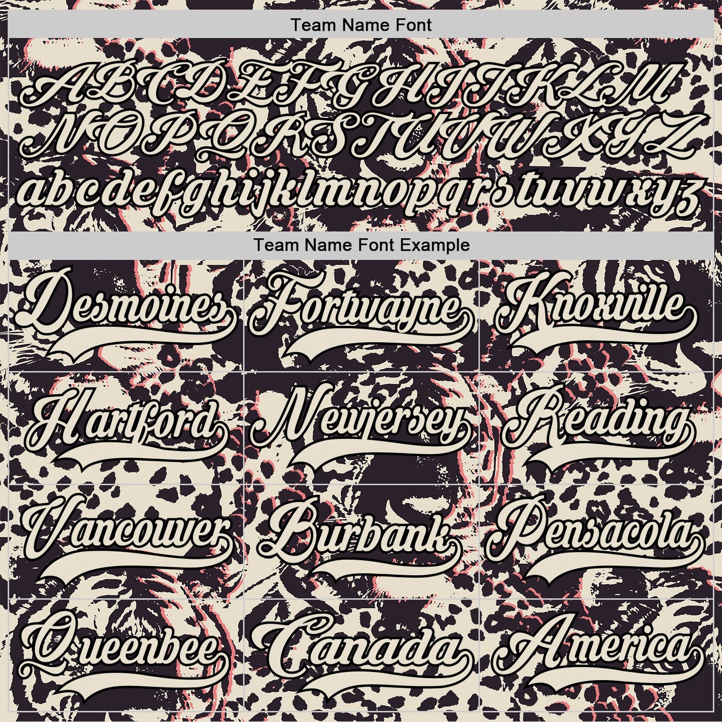 Custom Cream Black-Pink Tiger Print Hockey Lace Neck Jersey