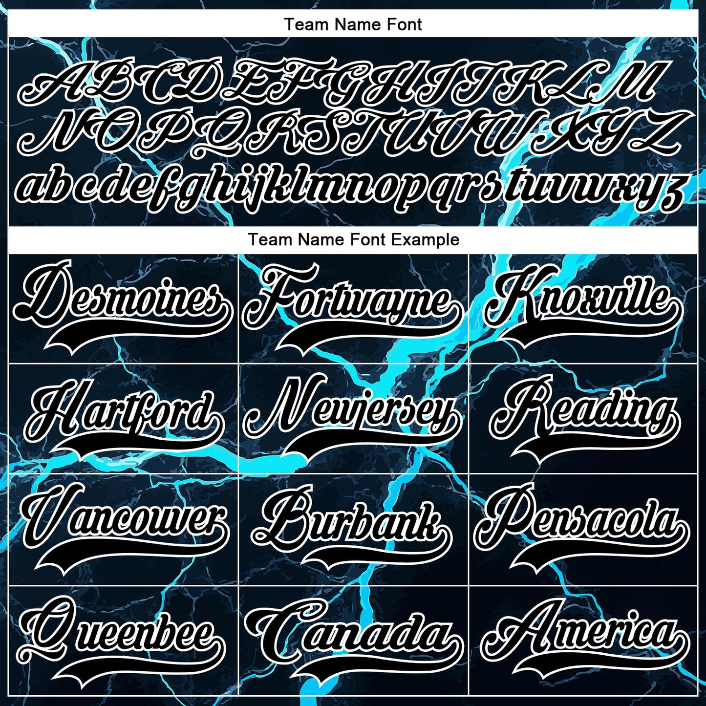 Custom Black Blue-White Lightning Hockey Lace Neck Jersey