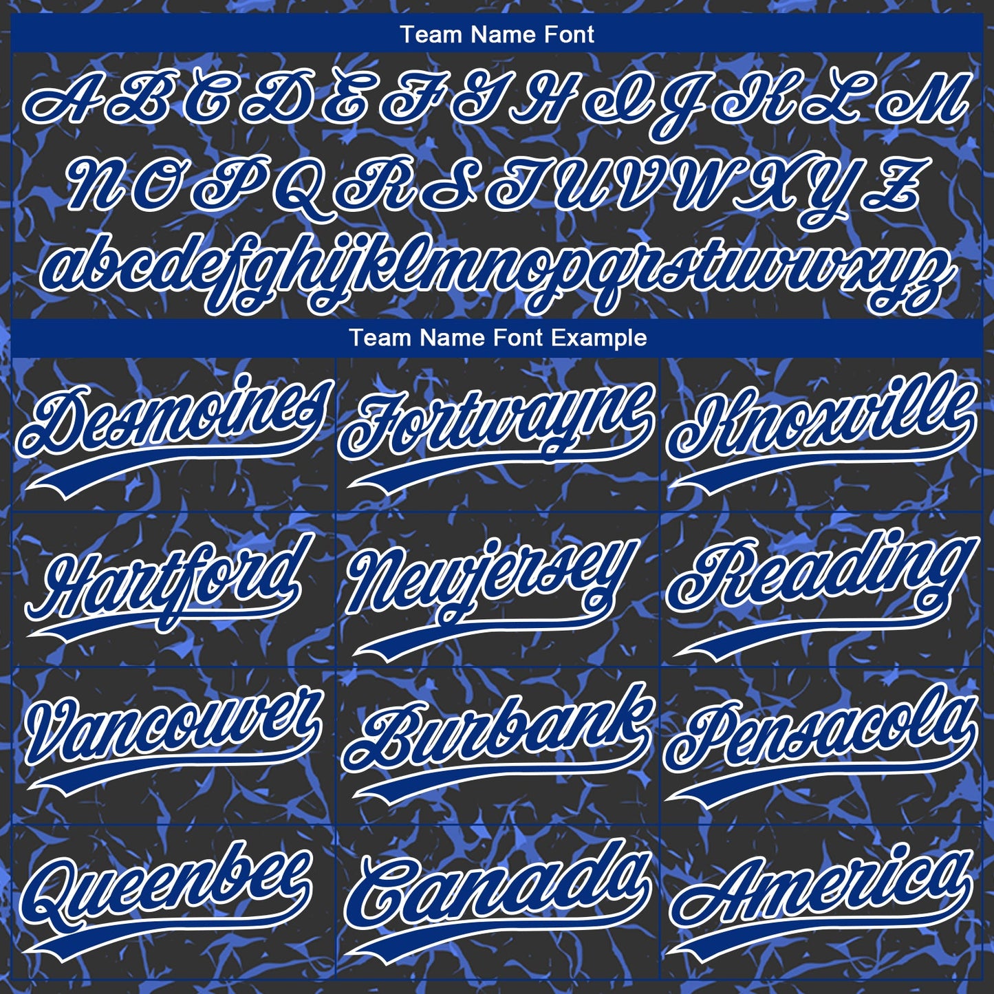 Custom Black Royal-White 3D Pattern Design Authentic Baseball Jersey