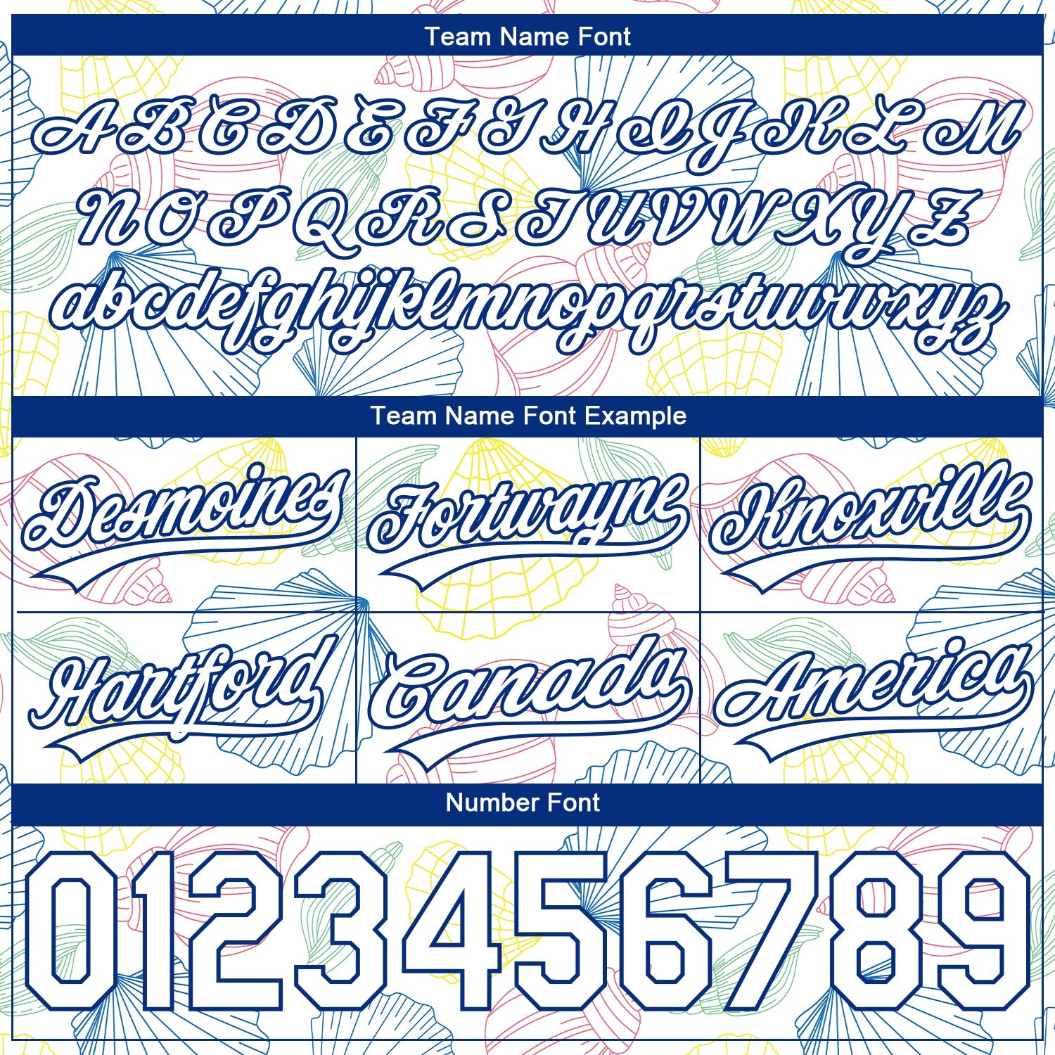 Custom White Royal 3D Pattern Sea Shells Authentic Basketball Shorts