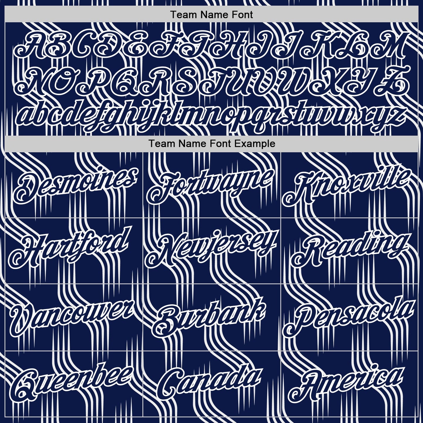 Custom Navy White Scotland Lines Performance T-Shirt