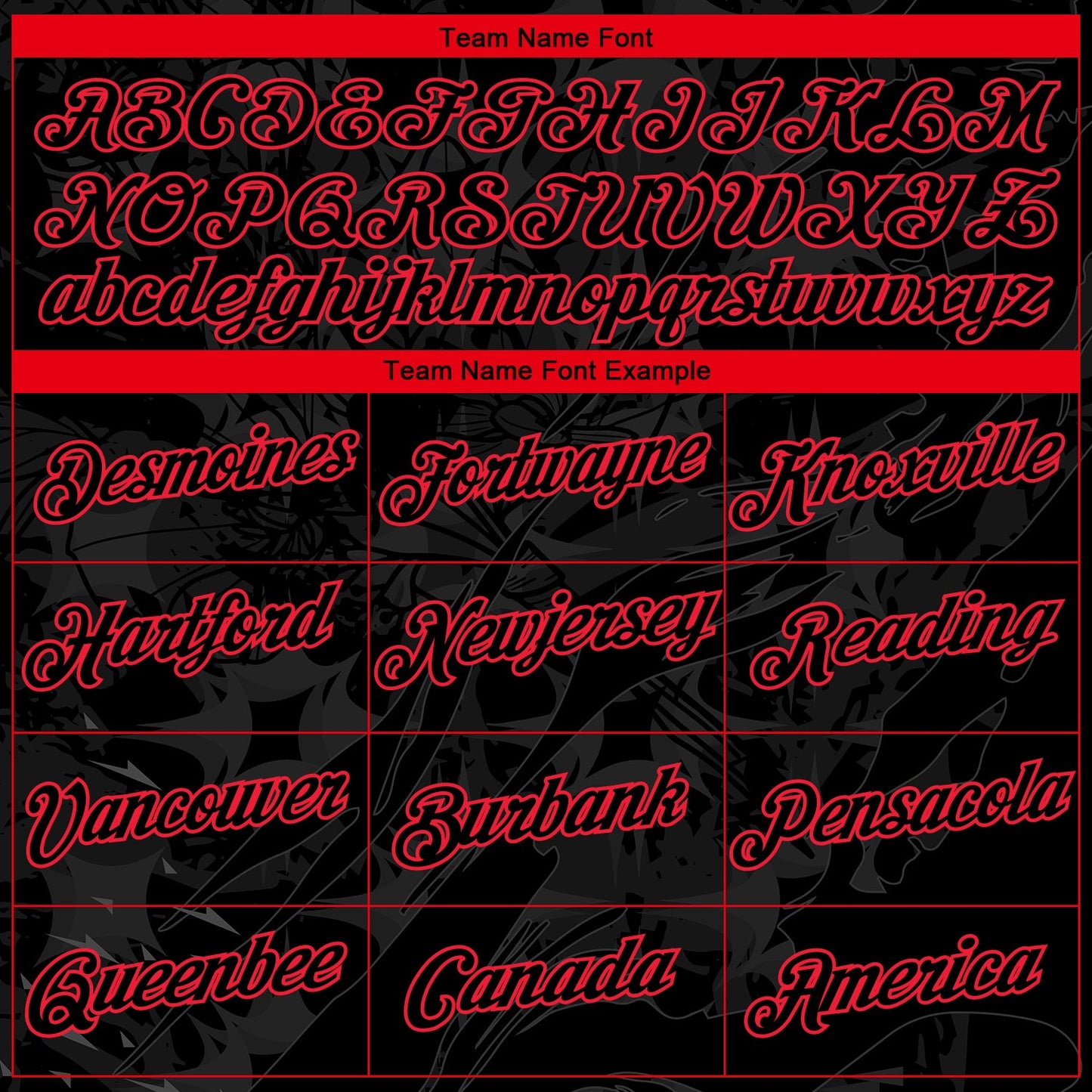 Custom Black-Fire Red Geometric Star Smoke Effect Performance T-Shirt