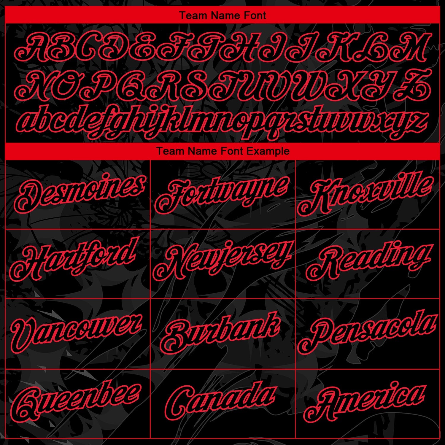 Custom Black-Fire Red Geometric Star Smoke Effect Performance T-Shirt