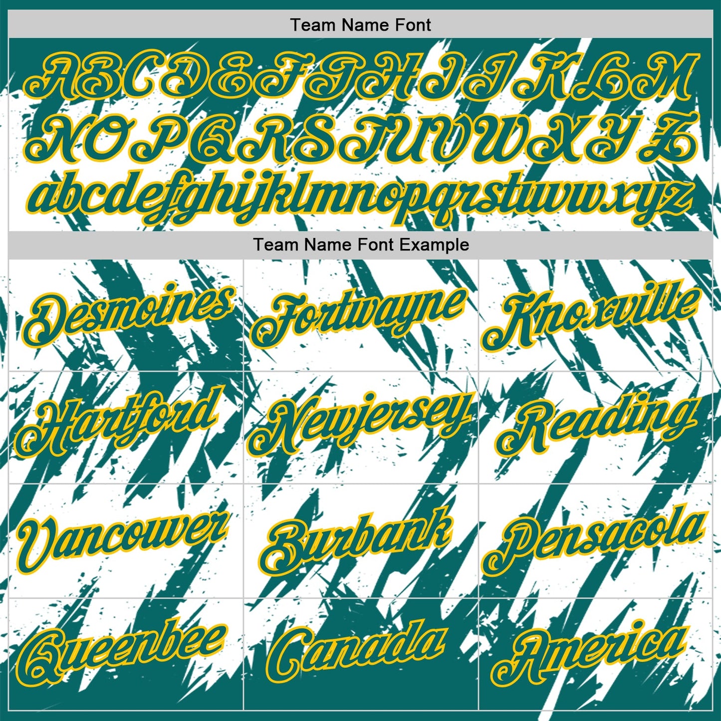 Custom Teal White-Yellow Torn Sharp Brush Stroke Splatter Performance T-Shirt