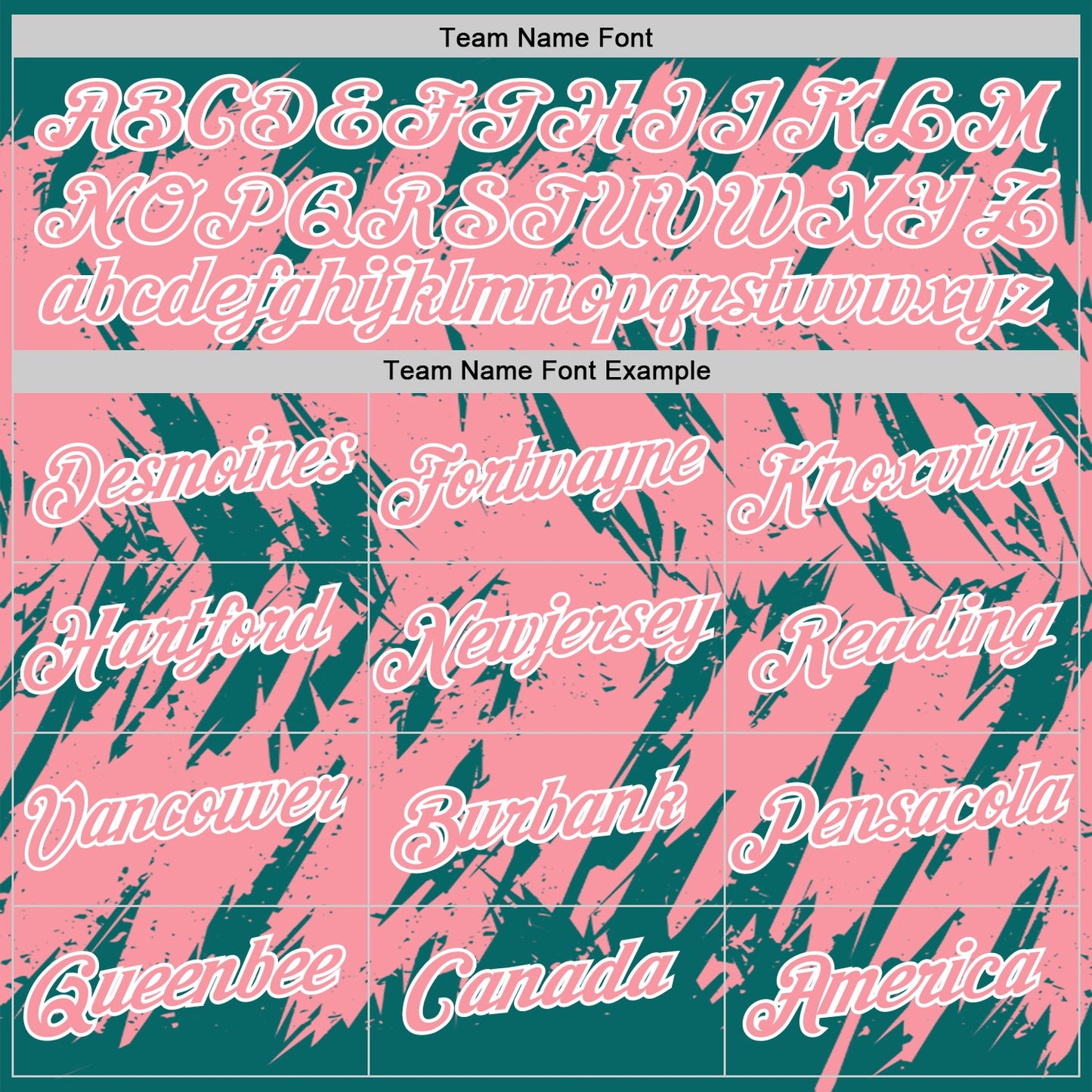 Custom Teal Medium Pink-White Torn Sharp Brush Stroke Splatter Performance T-Shirt