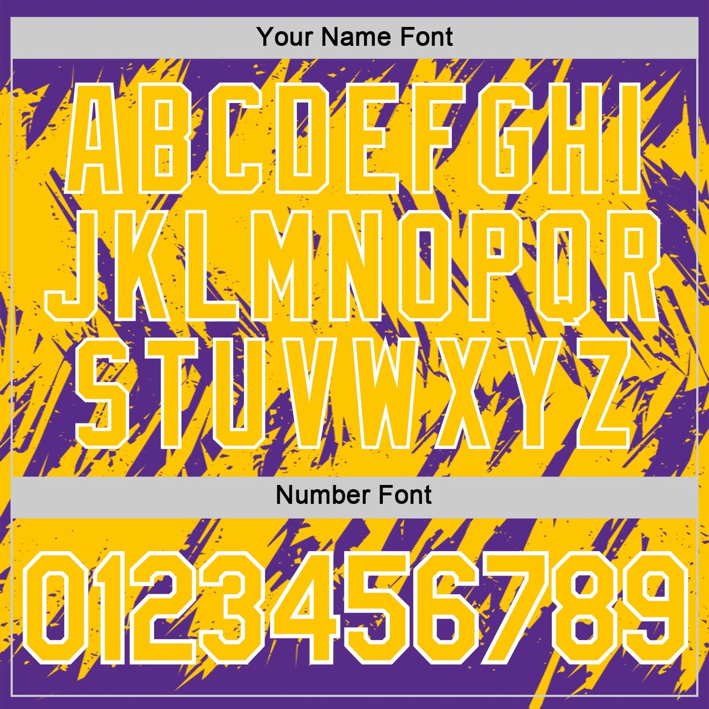 Custom Purple Yellow-White Torn Sharp Brush Stroke Splatter Performance T-Shirt
