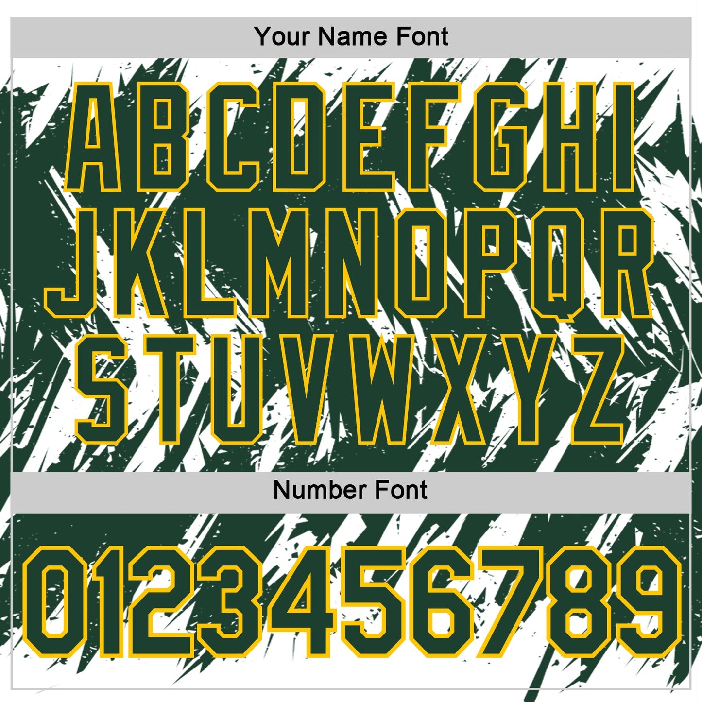 Custom White Green-Yellow Torn Sharp Brush Stroke Splatter Performance T-Shirt