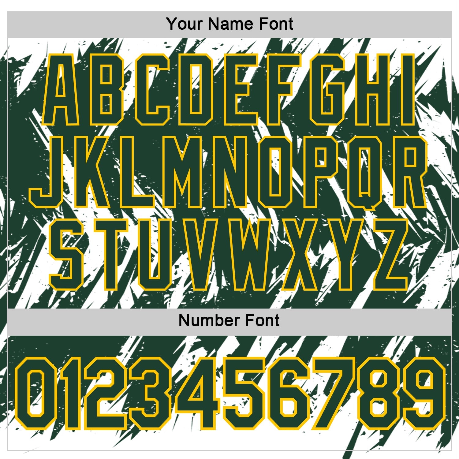 Custom White Green-Yellow Torn Sharp Brush Stroke Splatter Performance T-Shirt
