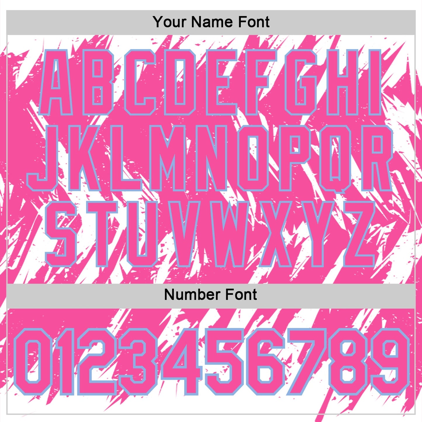 Custom White Pink-Light Blue Torn Sharp Brush Stroke Splatter Performance T-Shirt