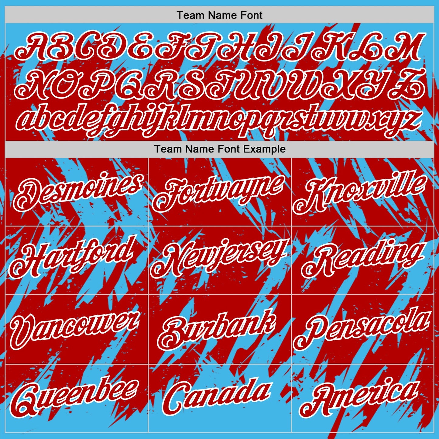 Custom Sky Blue Red-White Torn Sharp Brush Stroke Splatter Performance T-Shirt