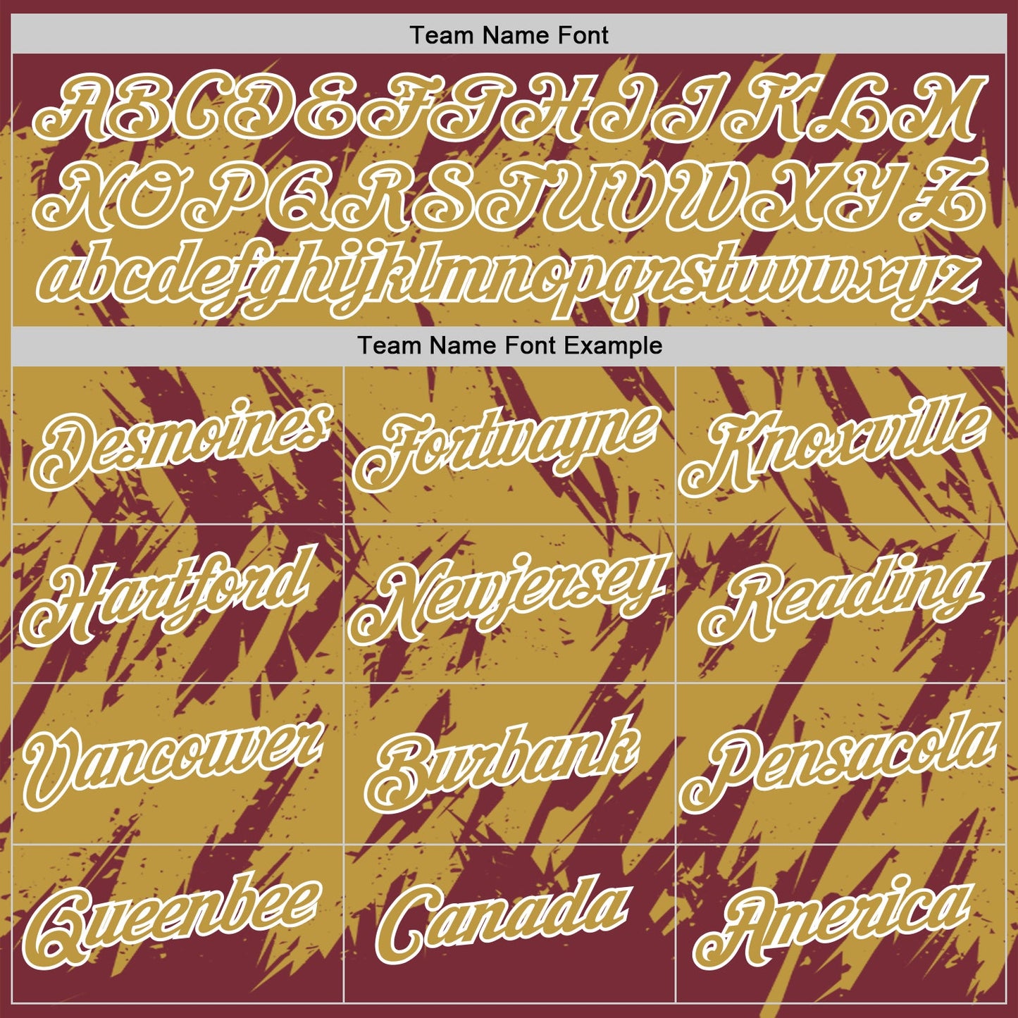 Custom Burgundy Old Gold-White Torn Sharp Brush Stroke Splatter Performance T-Shirt