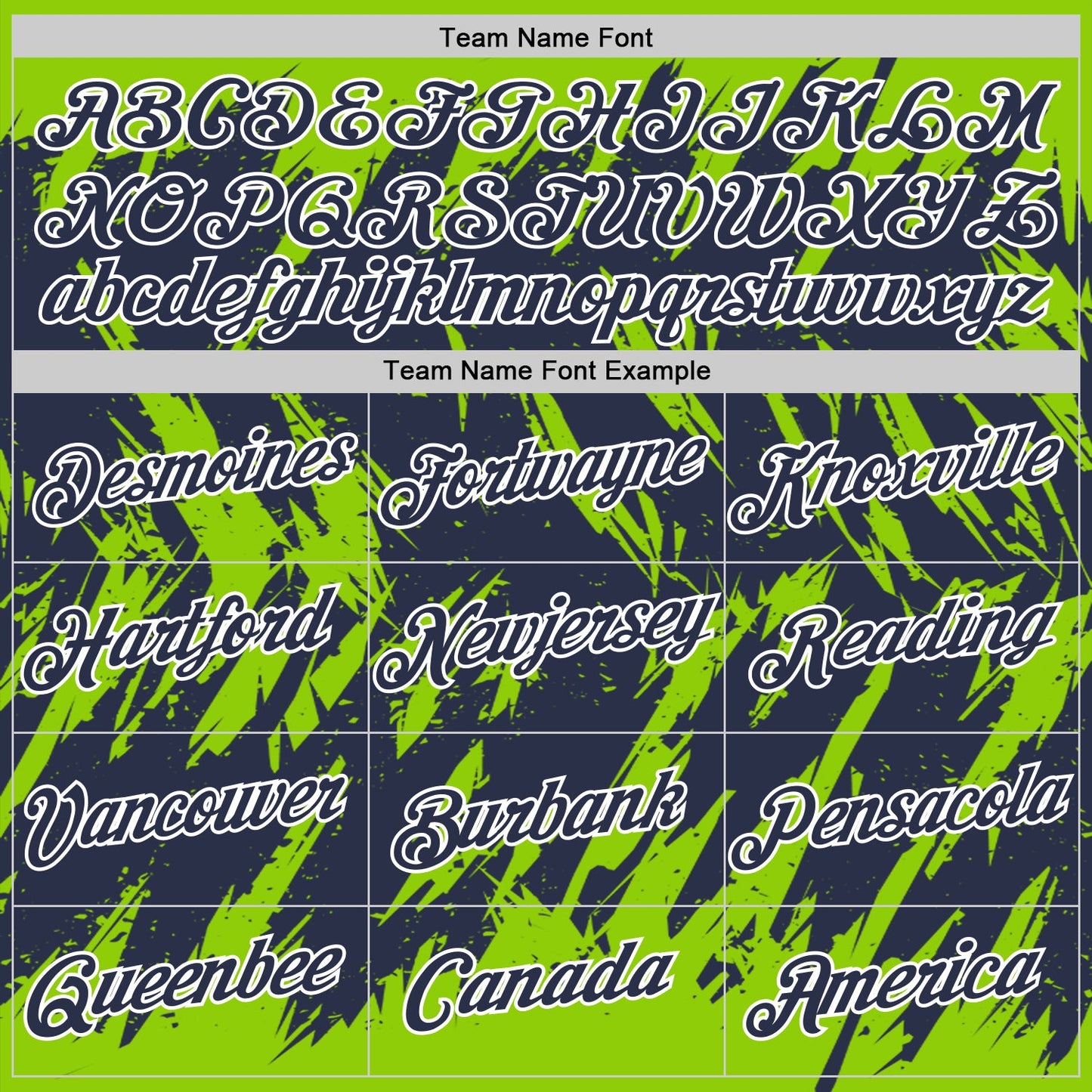 Custom Neon Green Navy-White Torn Sharp Brush Stroke Splatter Performance T-Shirt