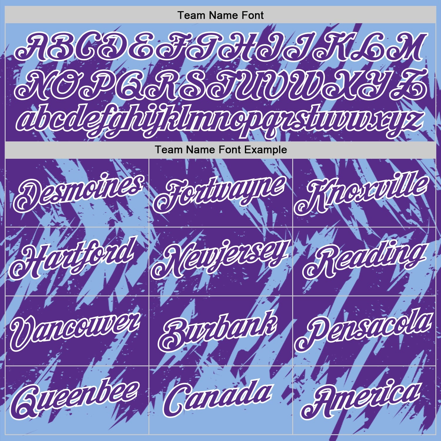 Custom Light Blue Purple-White Torn Sharp Brush Stroke Splatter Performance T-Shirt