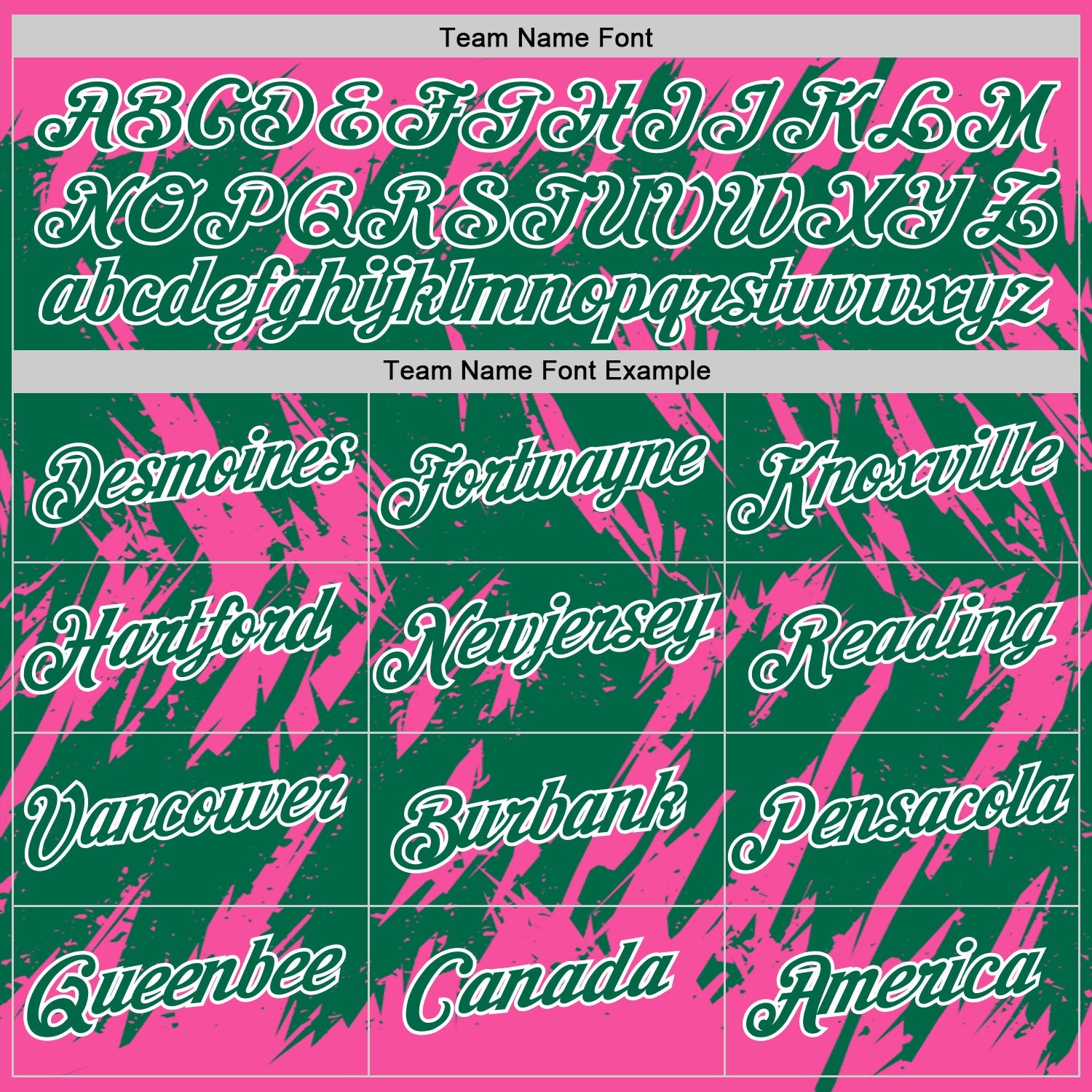 Custom Pink Kelly Green-White Torn Sharp Brush Stroke Splatter Performance T-Shirt