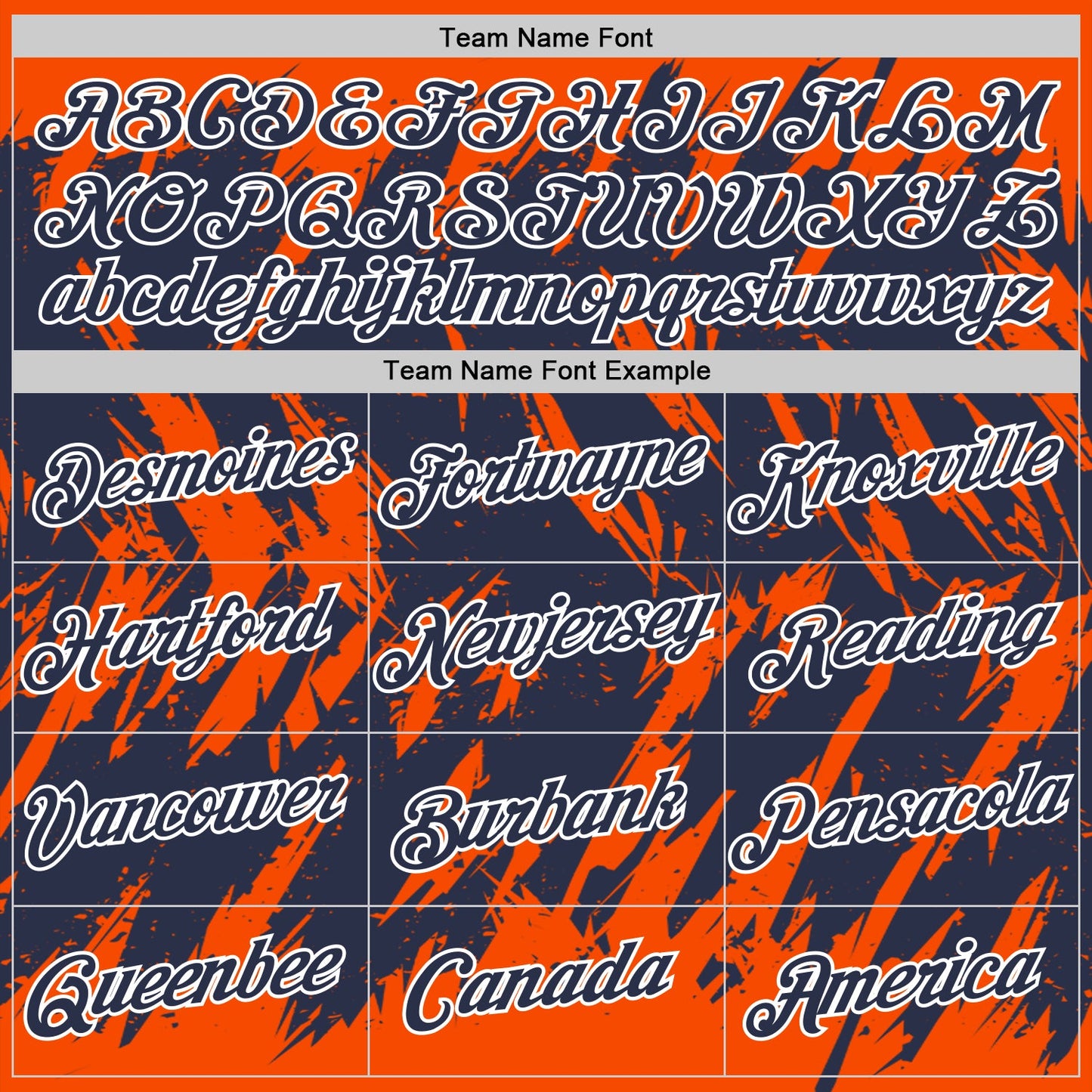 Custom Orange Navy-White Torn Sharp Brush Stroke Splatter Performance T-Shirt