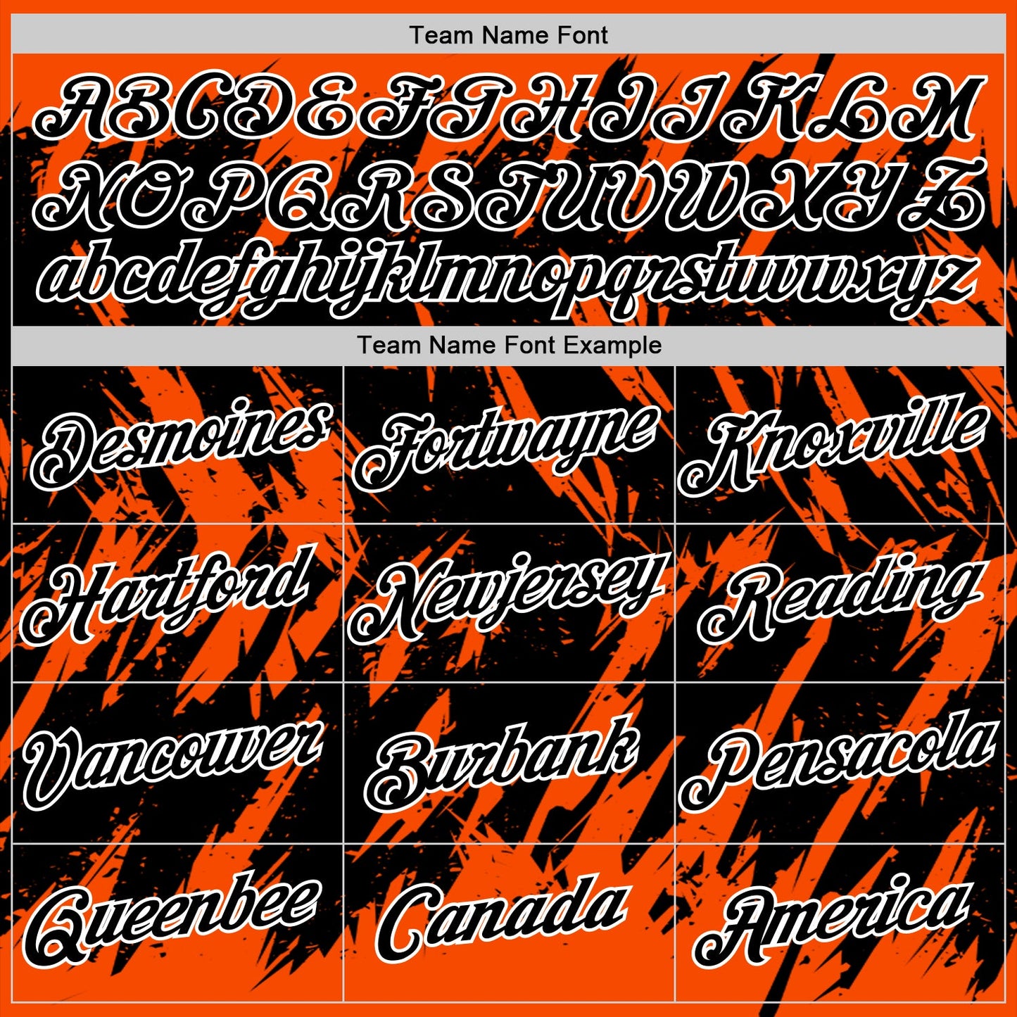 Custom Orange Black-White Torn Sharp Brush Stroke Splatter Performance T-Shirt