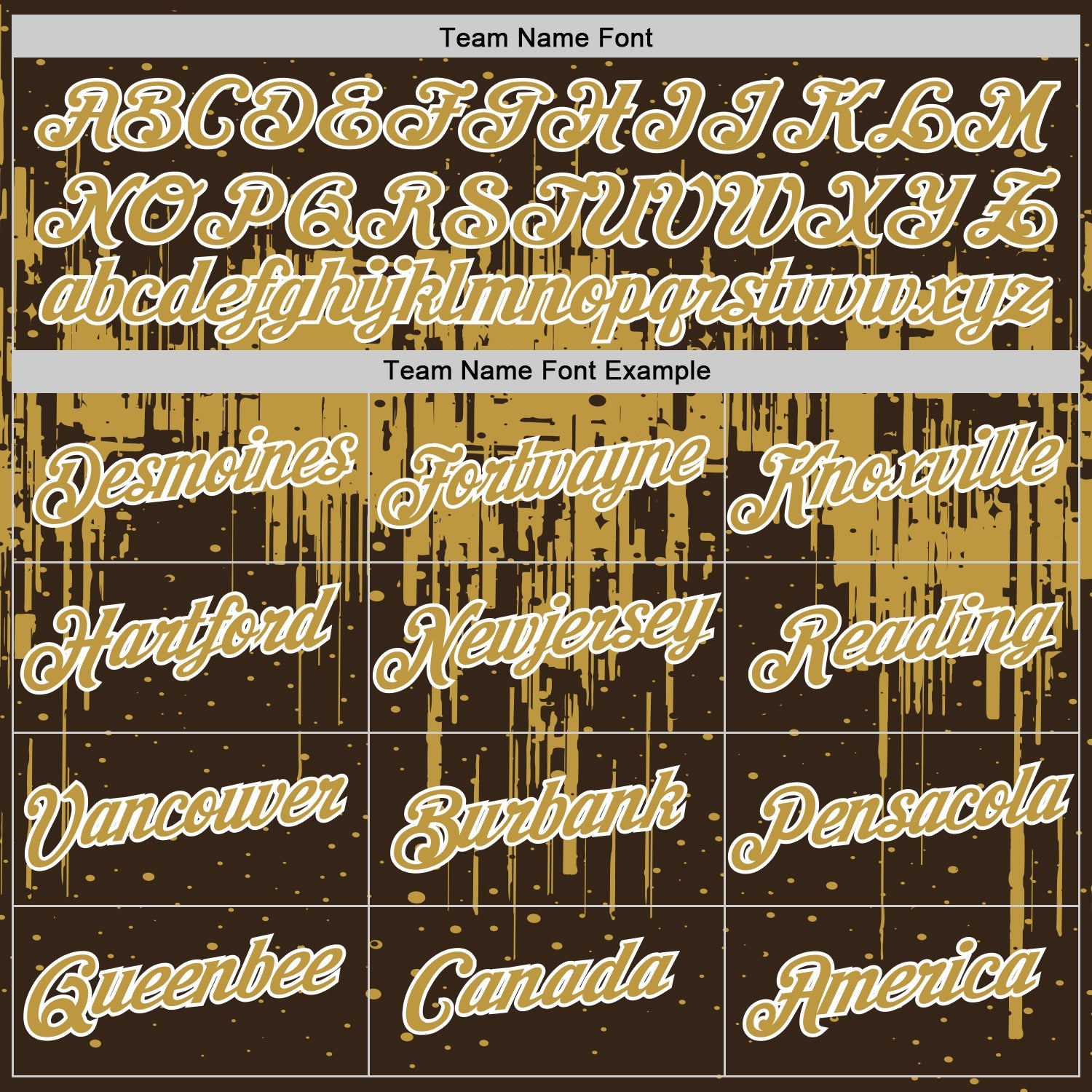Custom Brown Old Gold-White Dripping Splatter Paint Performance T-Shirt