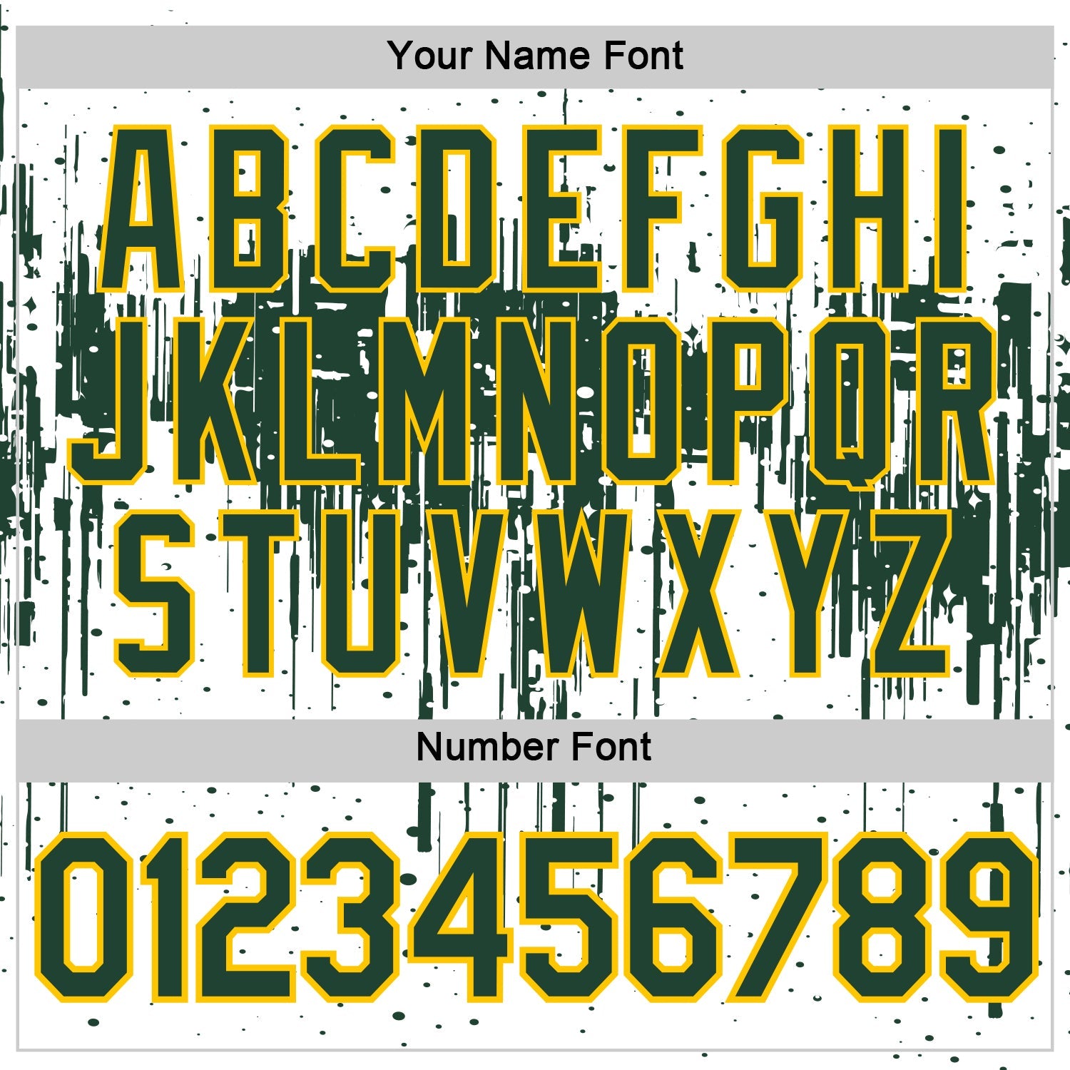 Custom White Green-Yellow Dripping Splatter Paint Performance T-Shirt