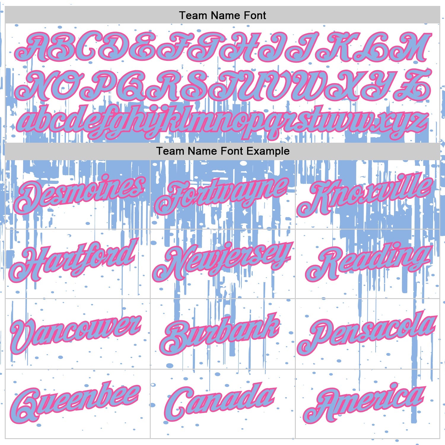 Custom White Light Blue-Pink Dripping Splatter Paint Performance T-Shirt